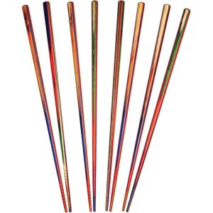Totally Bamboo Baltique® Marrakesh Collection Reusable Chopsticks, Set of 4 Pairs, Non-Slip, 9-7/8″ Long