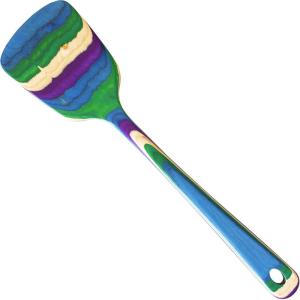 Totally Bamboo Baltique Mumbai Collection 2-in-1 Wooden Measuring Spoon with Tablespoon and Teaspoon Measurements(Spatula)