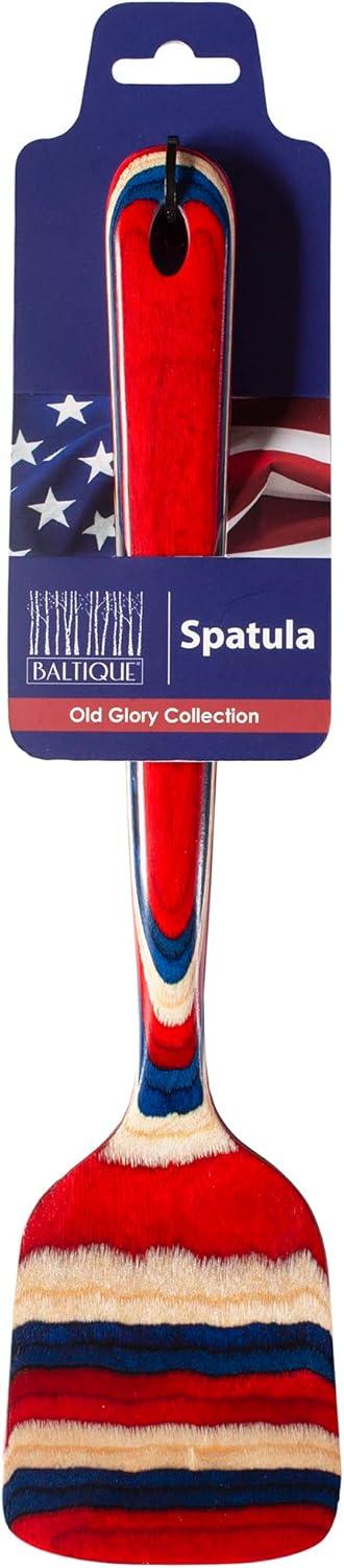 imageBaltique Old Glory Collection 1212 Wooden Spatula Kitchen Utensils Safe for Nonstick