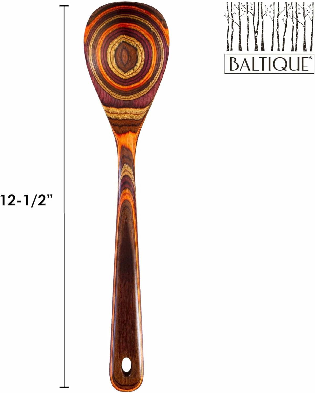imageBaltique Poconos Collection 1212 Wooden Cooking Spoon Safe for Nonstick