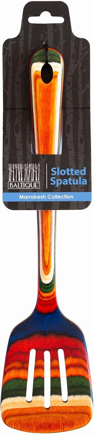 imageTotally Bamboo Baltique Marrakesh Collection 1212 Wooden Slotted Spatula Safe for Nonstick