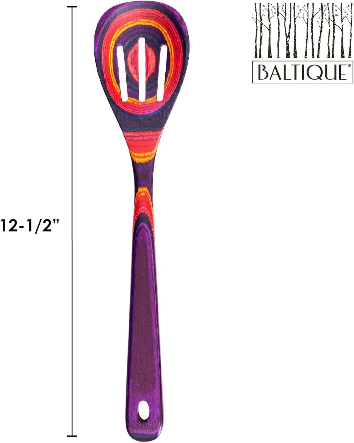 imageTotally Bamboo Baltique Waikiki Collection 1212 Wooden Spatula Safe for NonstickSlotted Cooking Spoon