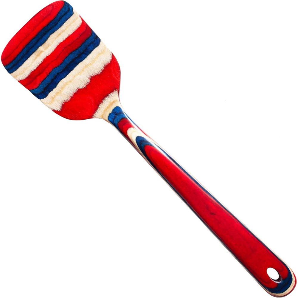 imageBaltique Old Glory Collection 1212 Wooden Spatula Kitchen Utensils Safe for Nonstick