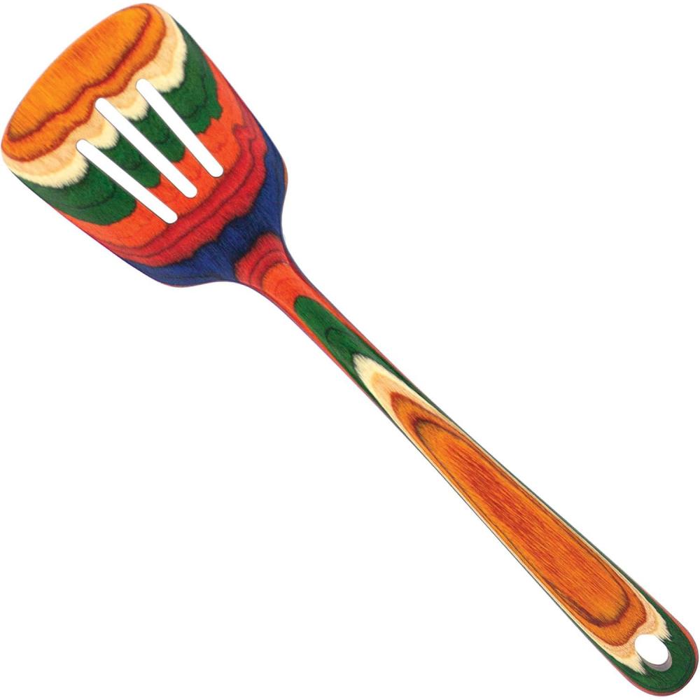 imageTotally Bamboo Baltique Marrakesh Collection 1212 Wooden Slotted Spatula Safe for Nonstick