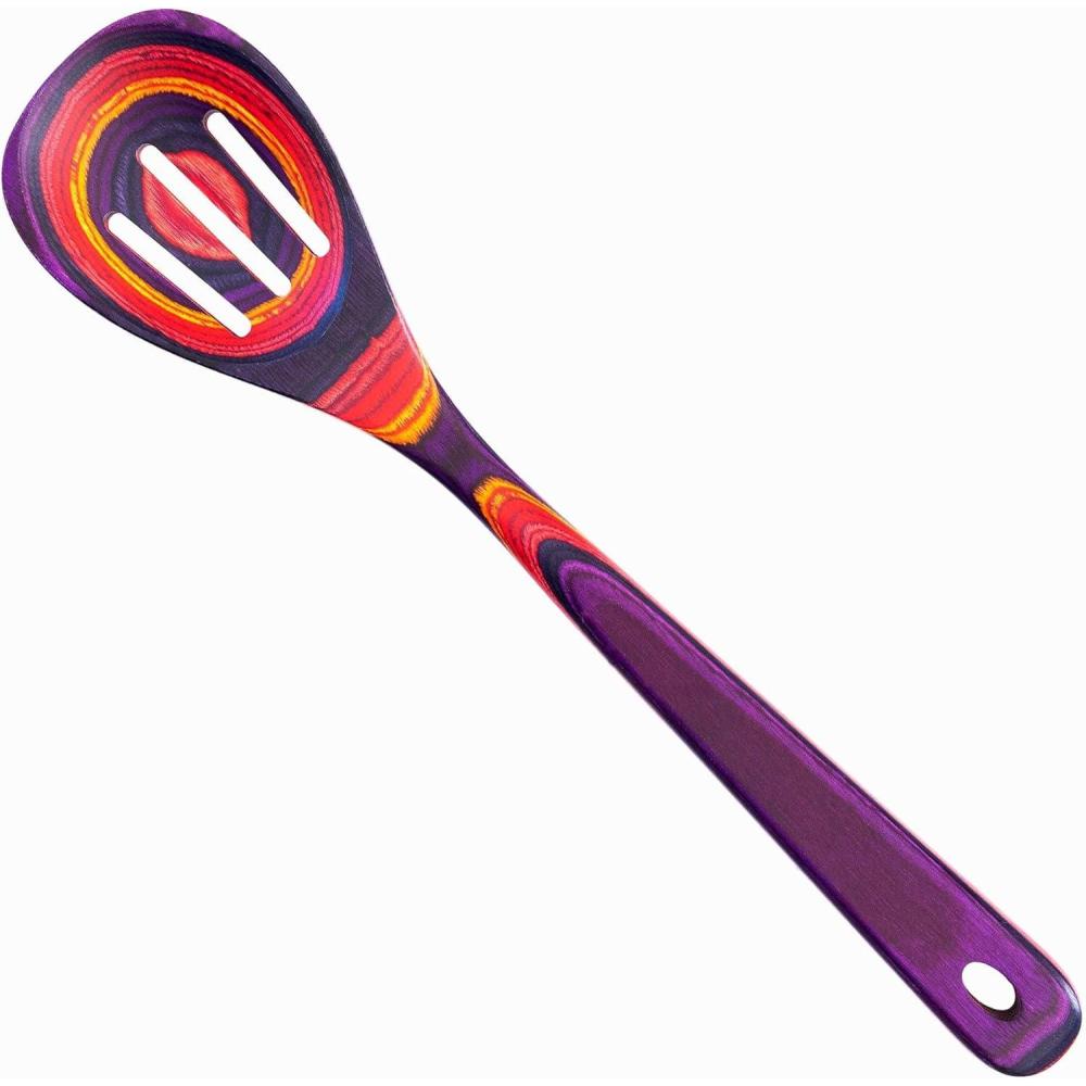 imageTotally Bamboo Baltique Waikiki Collection 1212 Wooden Spatula Safe for NonstickSlotted Cooking Spoon