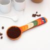 Baltique Marrakesh Collection Wooden Coffee Scoop – Colorful Birch Wood Reusable Scoop for Ground Coffee, Protein Powder & More(Marrakesh)