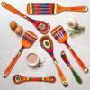 Totally Bamboo Baltique Marrakesh Collection 7 Piece Cooking Utensil Set, Safe for Nonstick