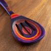 Totally Bamboo Baltique Waikiki Collection 12-1/2″ Wooden Spatula, Safe for Nonstick(Slotted Cooking Spoon)