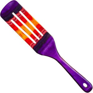 Totally Bamboo Baltique Waikiki Collection 12-1/2″ Wooden Spatula, Safe for Nonstick(Spurtle)