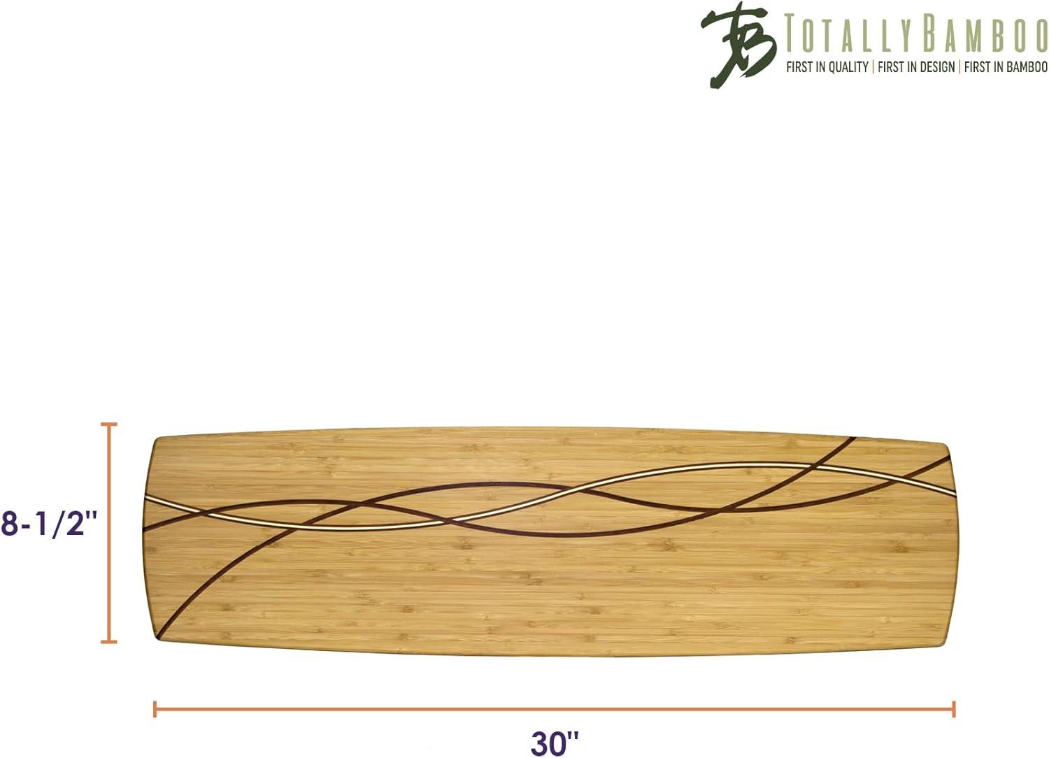imageTotally Bamboo Del Mar Extra Large Charcuterie Board and Cheese Serving Platter 30 x 85