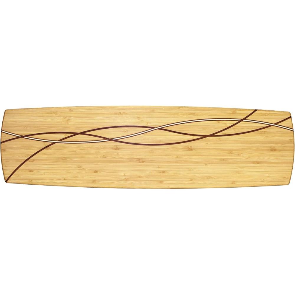 imageTotally Bamboo Del Mar Extra Large Charcuterie Board and Cheese Serving Platter 30 x 85