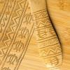 Totally Bamboo Tonga Serving Board and Spreader Set, 7-1/2″ x 8-1/2″