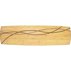 Totally Bamboo Del Mar Extra Large Charcuterie Board and Cheese Serving Platter, 30″ x 8.5″