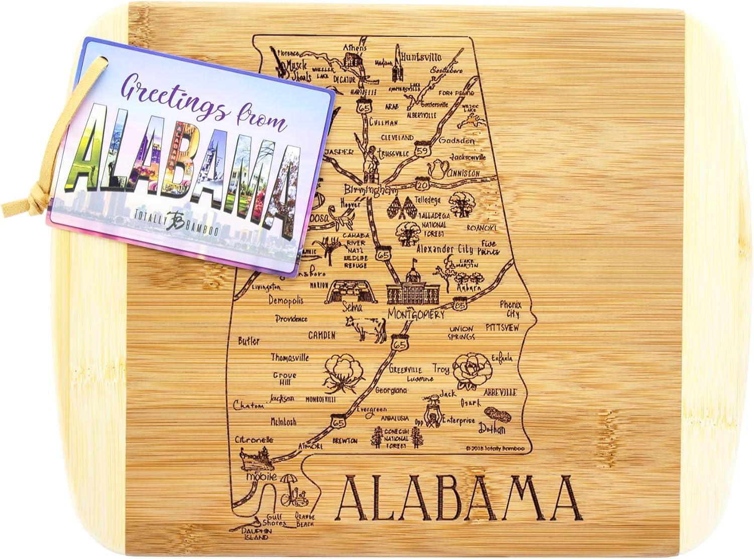 imageTotally Bamboo A Slice of Life North Carolina State Serving and Cutting Board 11 x 875Alabama