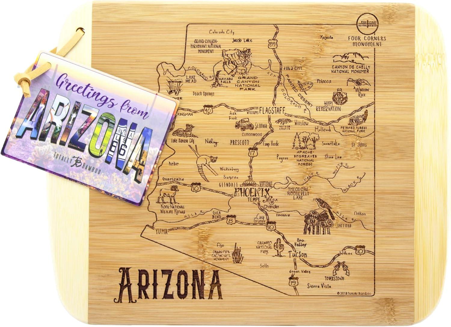 imageTotally Bamboo A Slice of Life North Carolina State Serving and Cutting Board 11 x 875Arizona