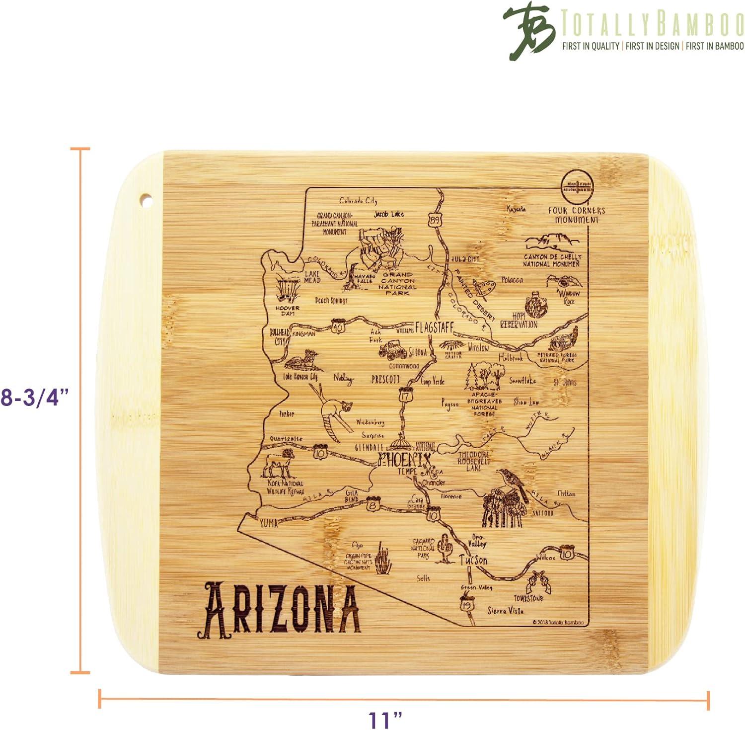 imageTotally Bamboo A Slice of Life North Carolina State Serving and Cutting Board 11 x 875Arizona