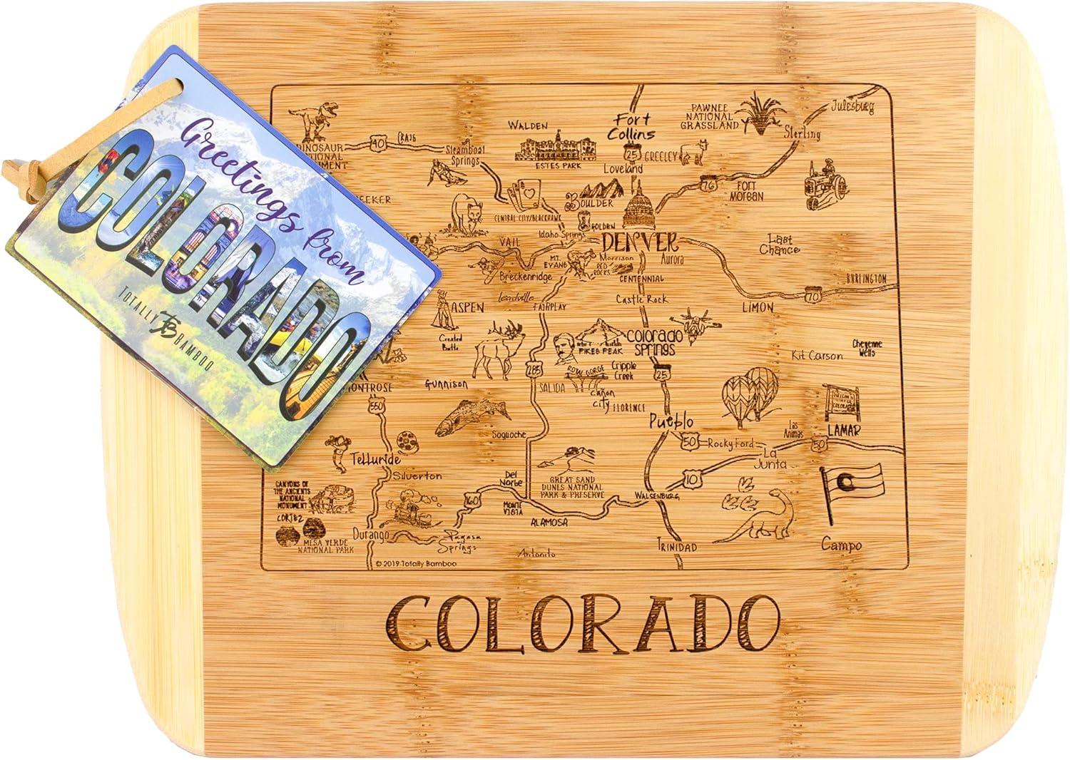 imageTotally Bamboo A Slice of Life North Carolina State Serving and Cutting Board 11 x 875Colorado