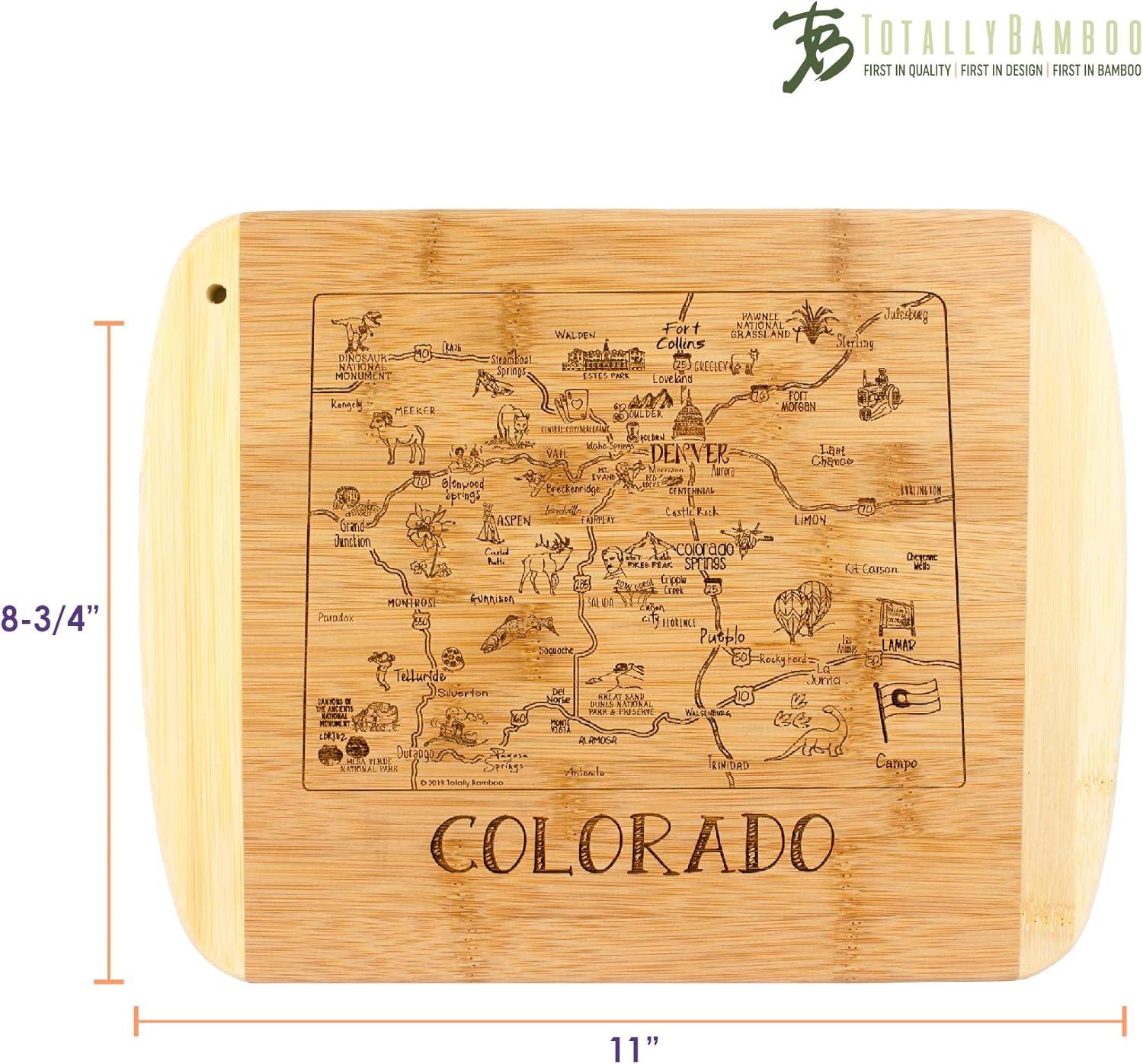 imageTotally Bamboo A Slice of Life North Carolina State Serving and Cutting Board 11 x 875Colorado