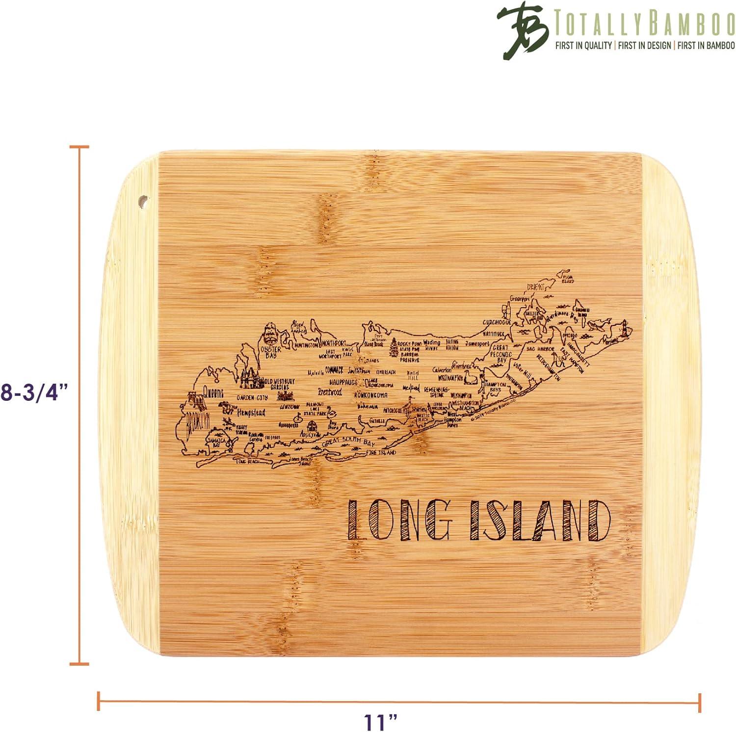 imageTotally Bamboo A Slice of Life North Carolina State Serving and Cutting Board 11 x 875Long Island