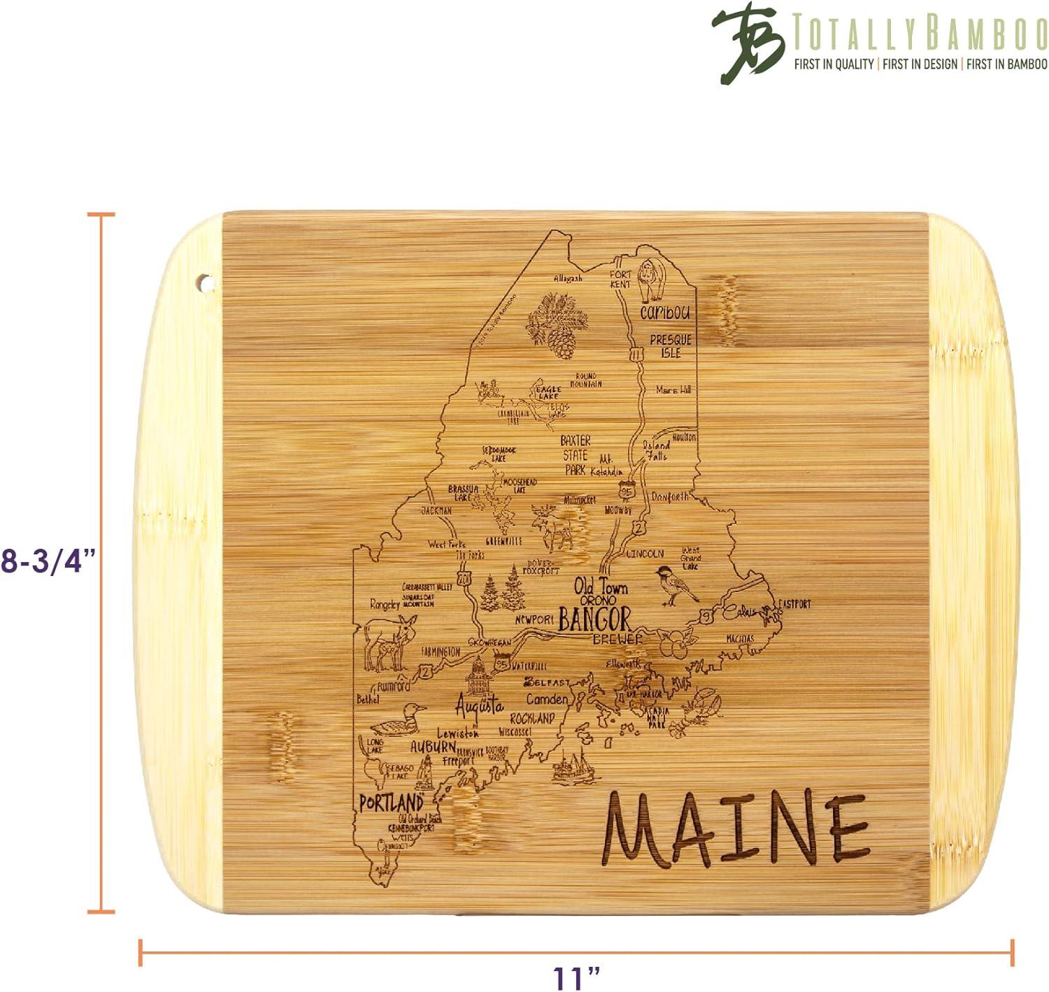 imageTotally Bamboo A Slice of Life North Carolina State Serving and Cutting Board 11 x 875Maine