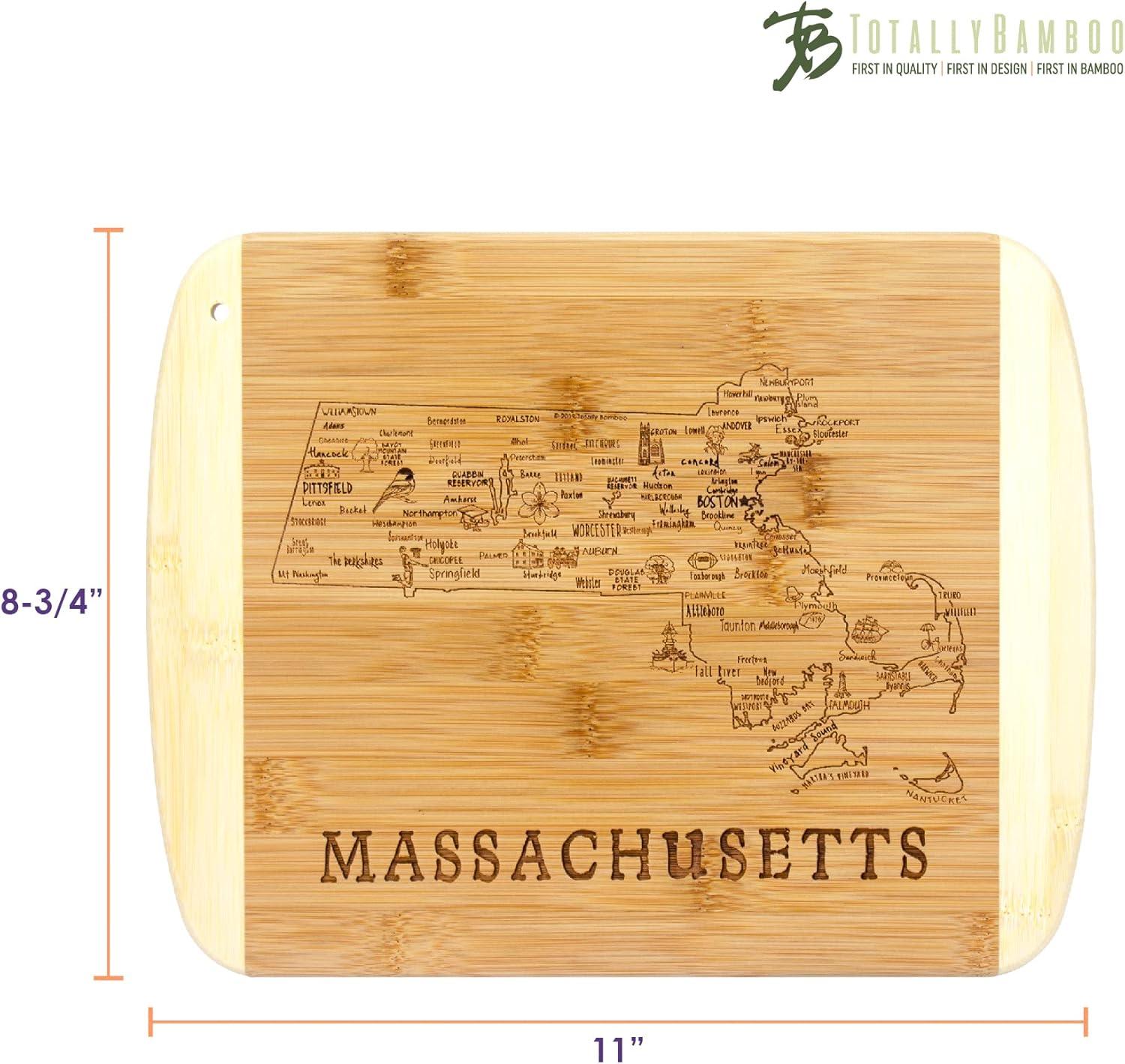 imageTotally Bamboo A Slice of Life North Carolina State Serving and Cutting Board 11 x 875Massachusetts