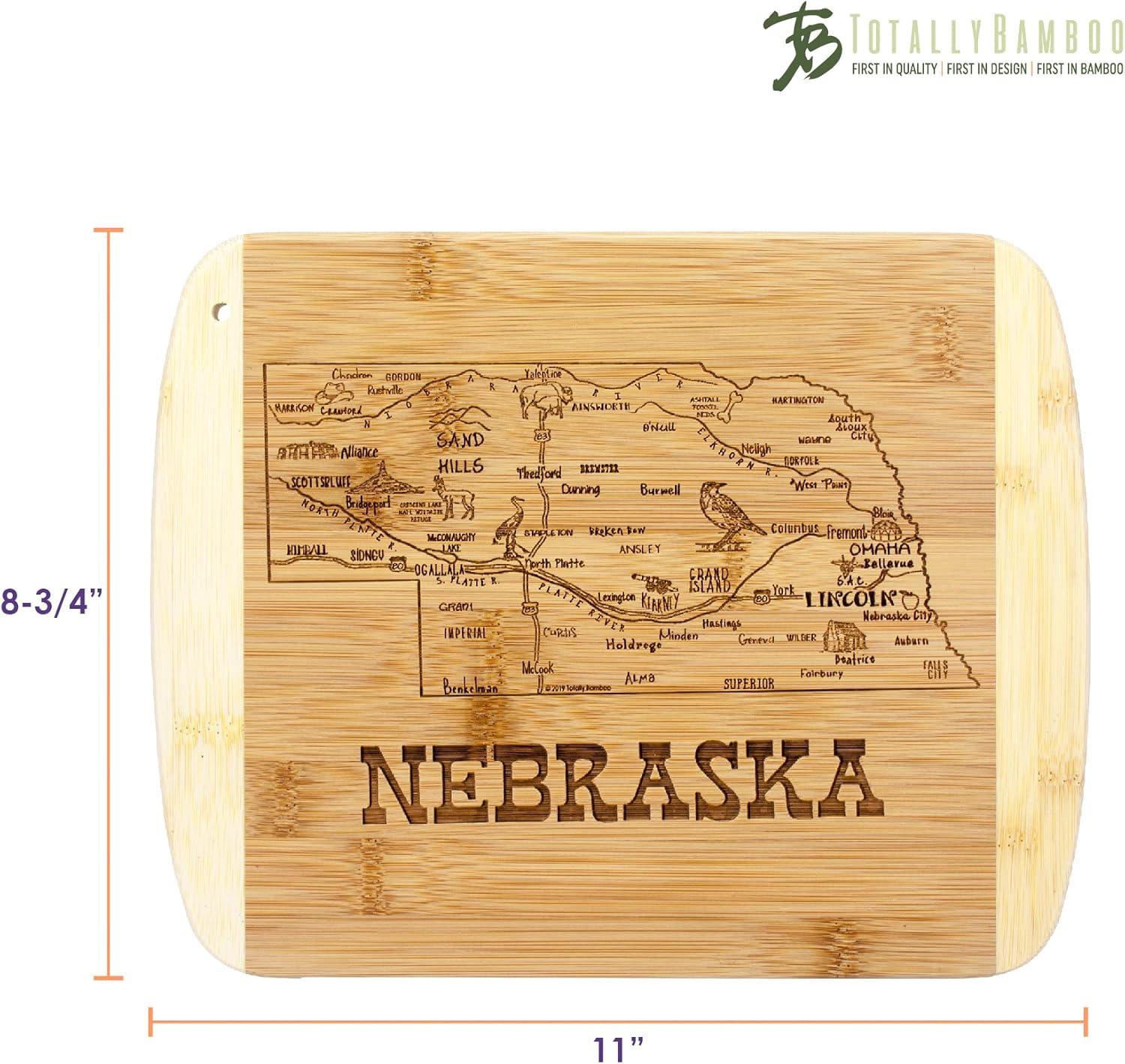 imageTotally Bamboo A Slice of Life North Carolina State Serving and Cutting Board 11 x 875Nebraska