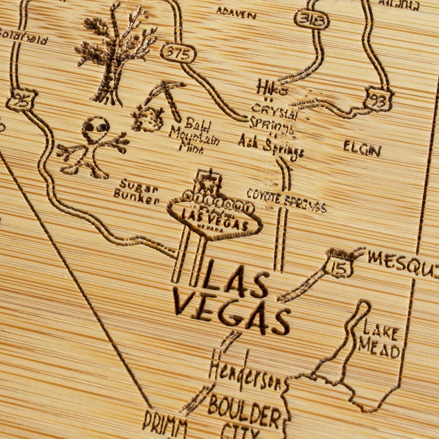 imageTotally Bamboo A Slice of Life North Carolina State Serving and Cutting Board 11 x 875Nevada