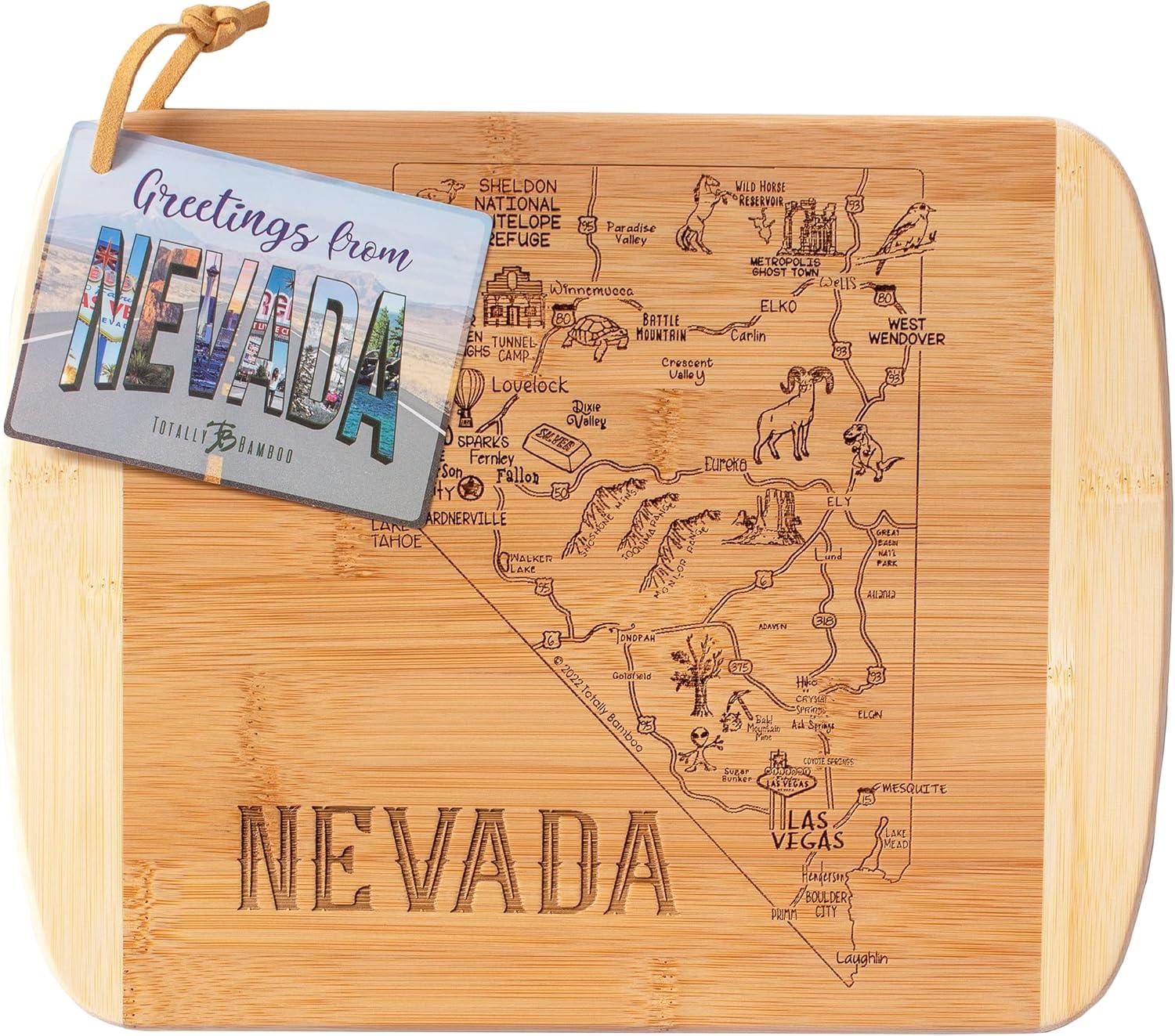 imageTotally Bamboo A Slice of Life North Carolina State Serving and Cutting Board 11 x 875Nevada