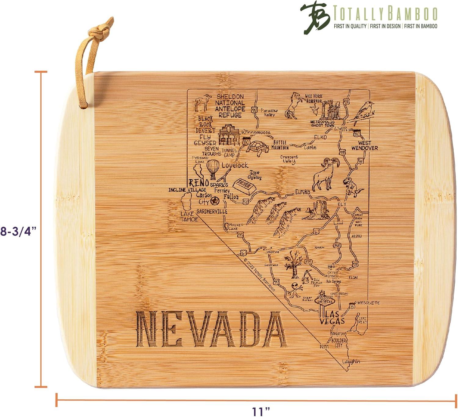 imageTotally Bamboo A Slice of Life North Carolina State Serving and Cutting Board 11 x 875Nevada