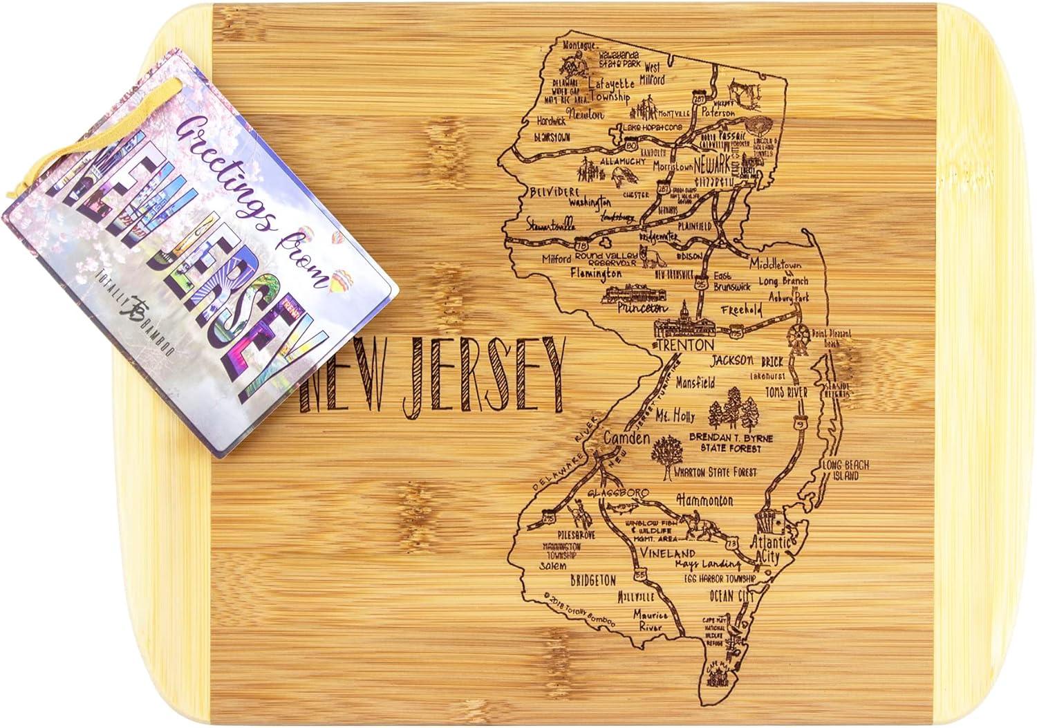 imageTotally Bamboo A Slice of Life North Carolina State Serving and Cutting Board 11 x 875New Jersey