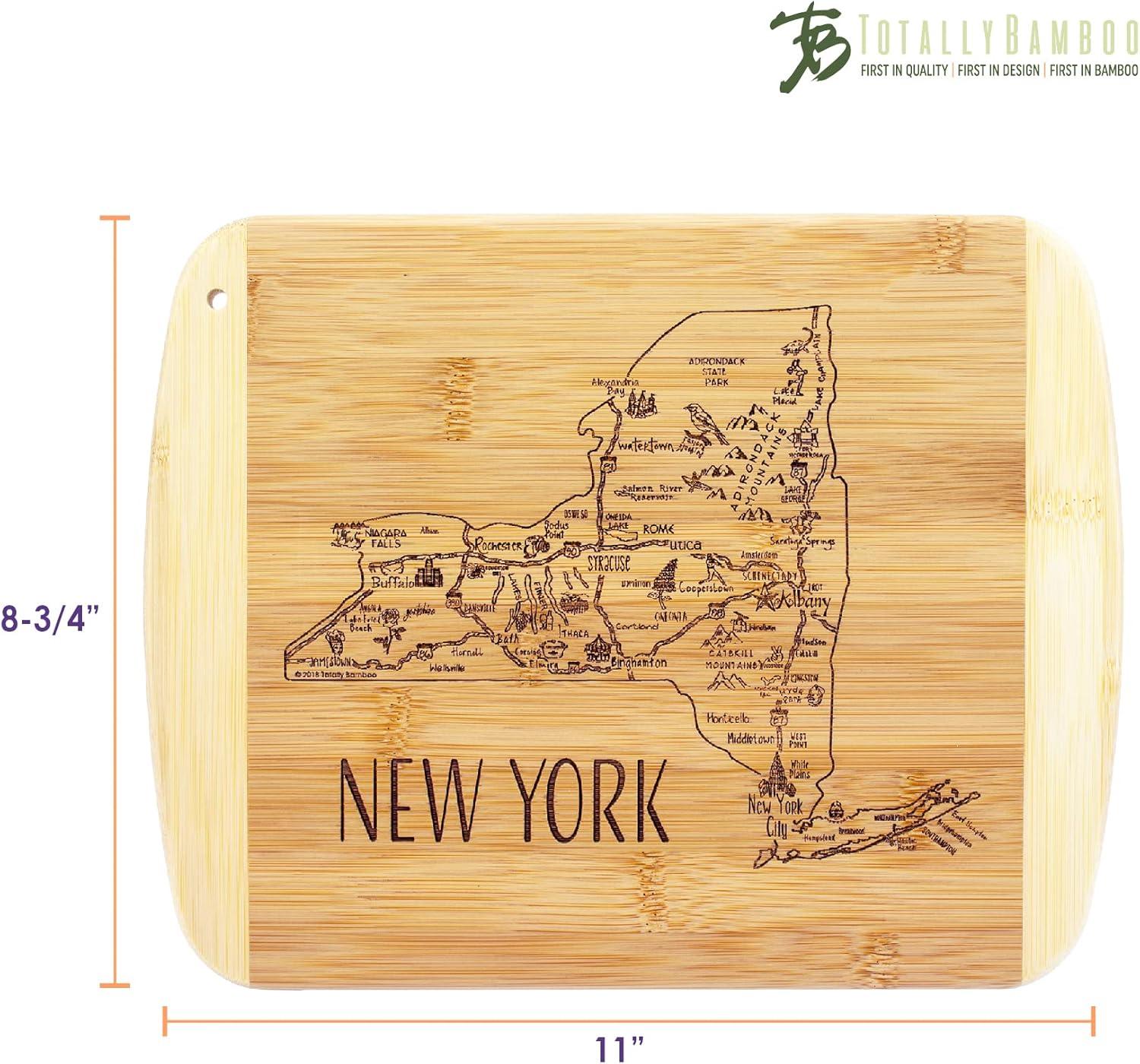 imageTotally Bamboo A Slice of Life North Carolina State Serving and Cutting Board 11 x 875New York