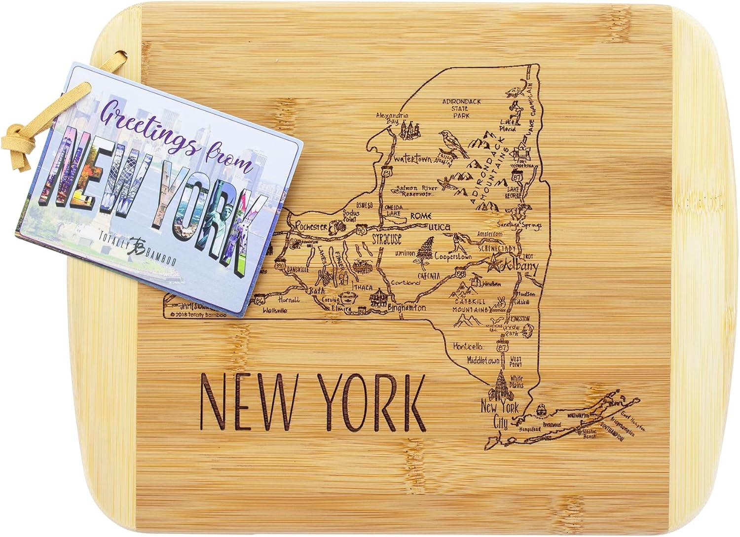 imageTotally Bamboo A Slice of Life North Carolina State Serving and Cutting Board 11 x 875New York