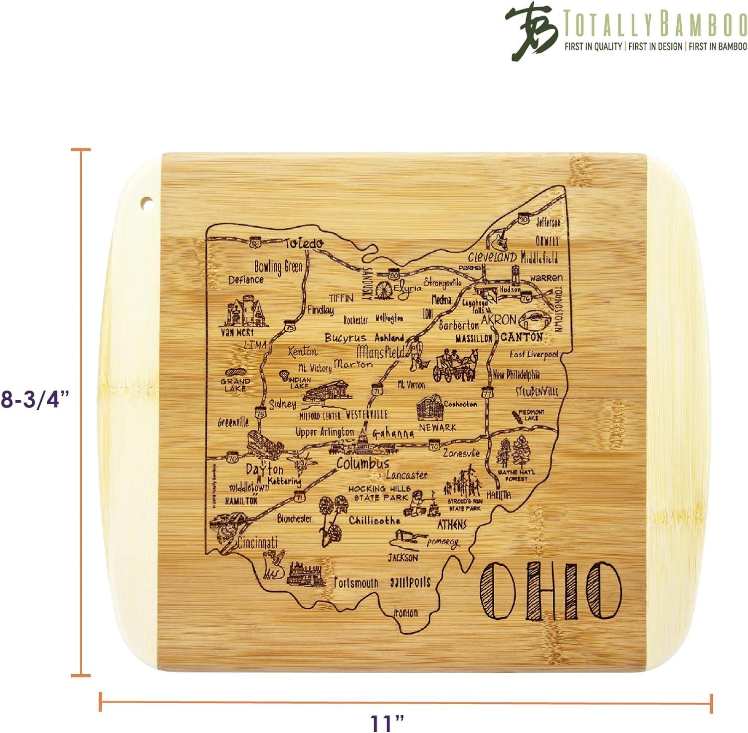 imageTotally Bamboo A Slice of Life North Carolina State Serving and Cutting Board 11 x 875Ohio