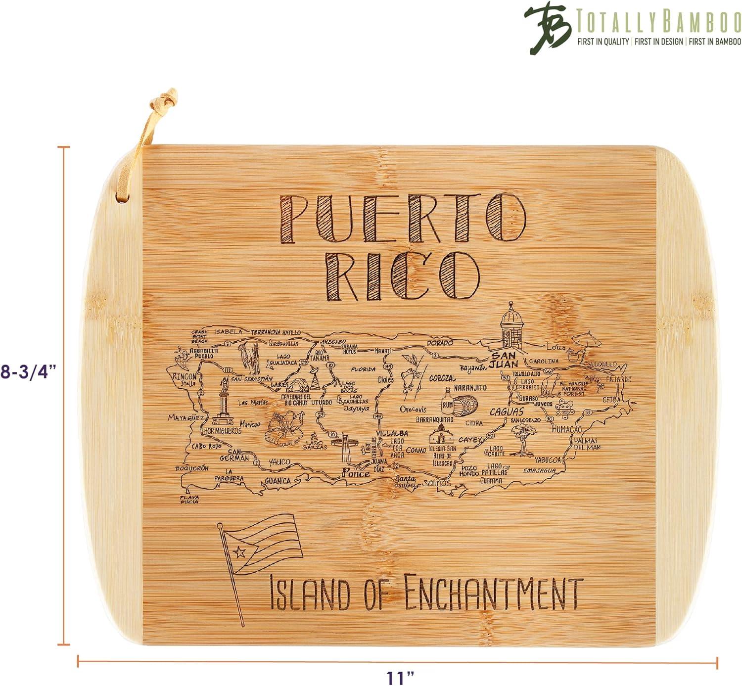 imageTotally Bamboo A Slice of Life North Carolina State Serving and Cutting Board 11 x 875Puerto Rico