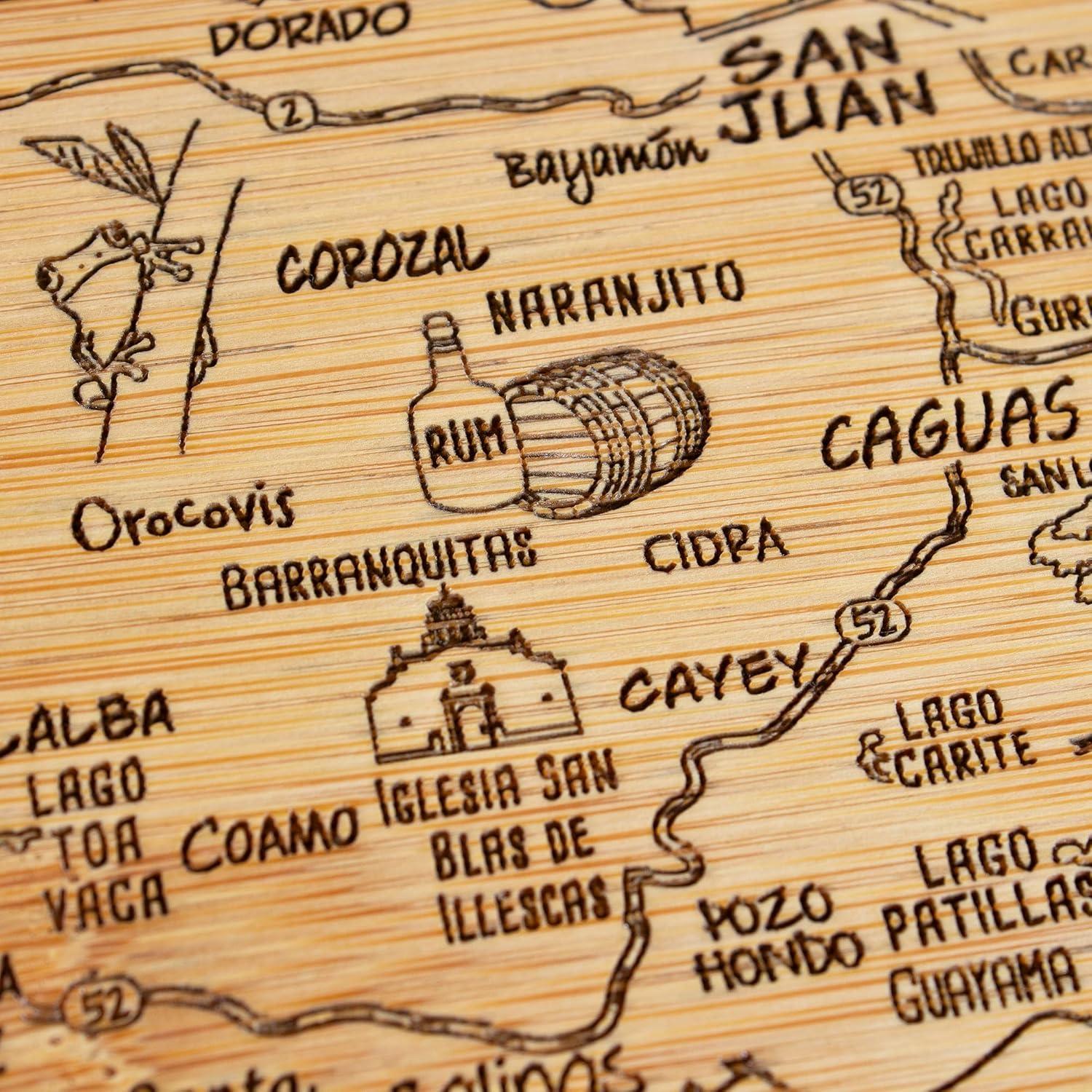 imageTotally Bamboo A Slice of Life North Carolina State Serving and Cutting Board 11 x 875Puerto Rico