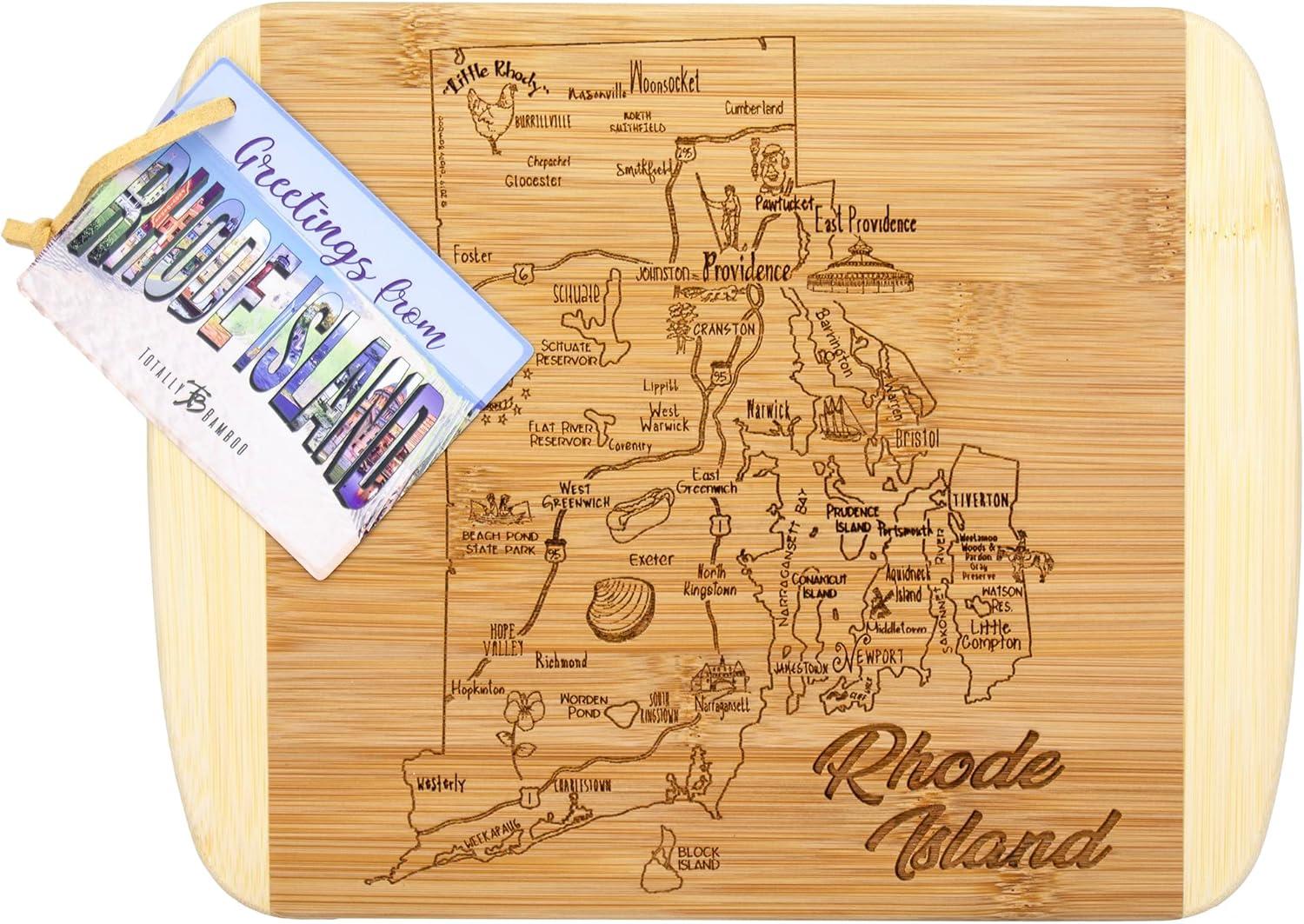 imageTotally Bamboo A Slice of Life North Carolina State Serving and Cutting Board 11 x 875Rhode Island