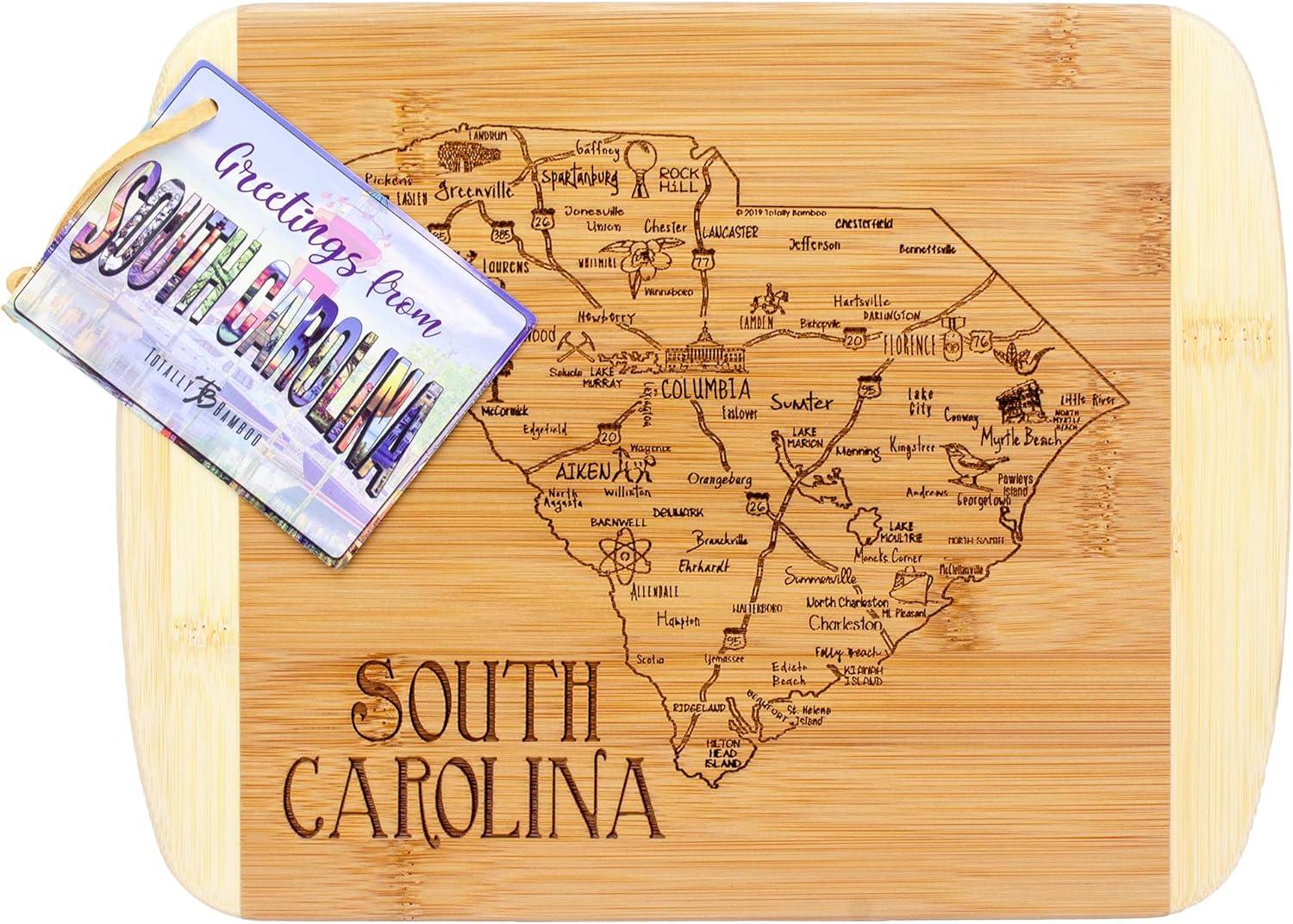 imageTotally Bamboo A Slice of Life North Carolina State Serving and Cutting Board 11 x 875South Carolina