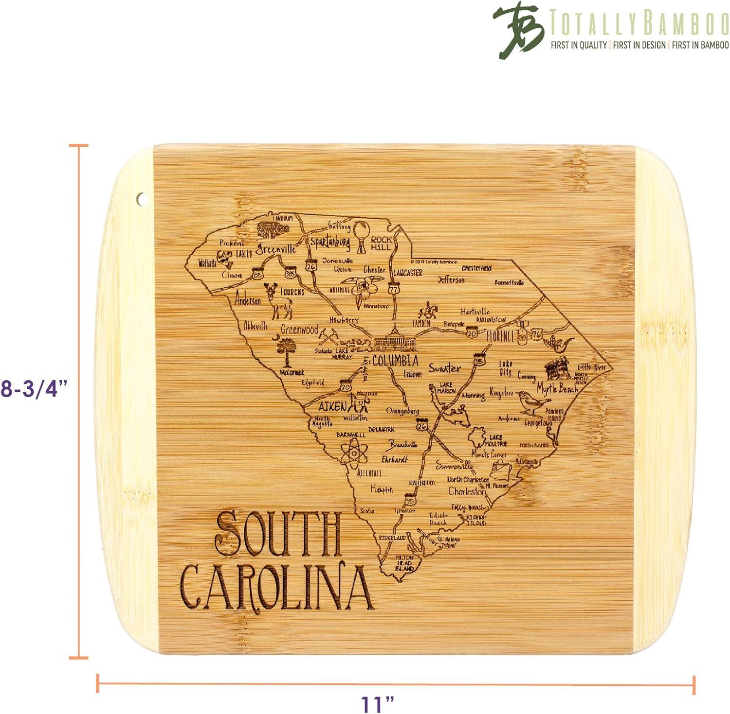 imageTotally Bamboo A Slice of Life North Carolina State Serving and Cutting Board 11 x 875South Carolina