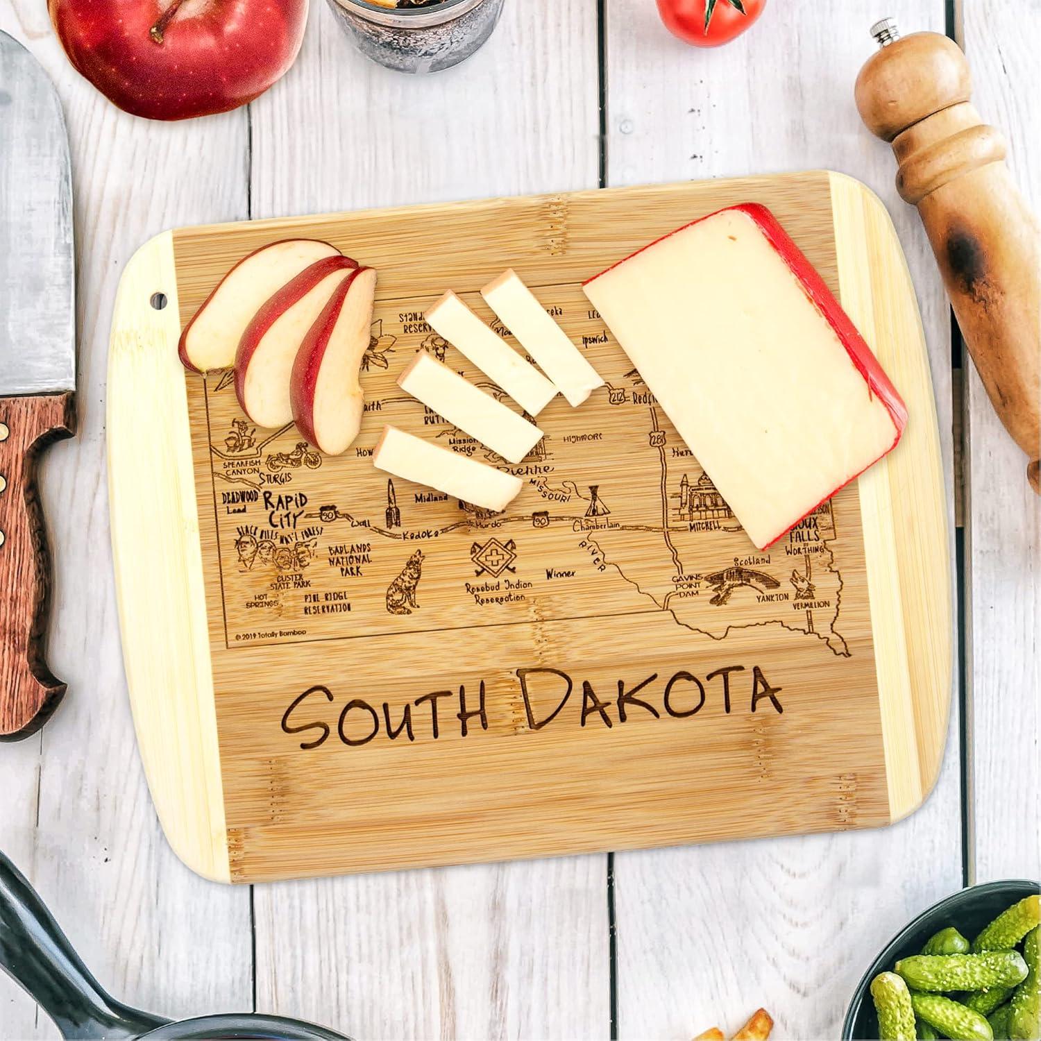 imageTotally Bamboo A Slice of Life North Carolina State Serving and Cutting Board 11 x 875South Dakota
