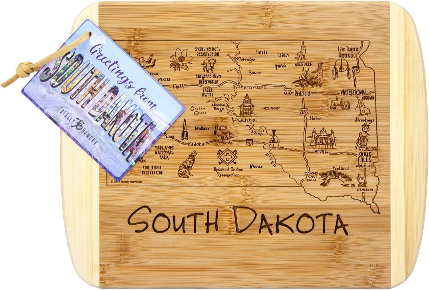 imageTotally Bamboo A Slice of Life North Carolina State Serving and Cutting Board 11 x 875South Dakota