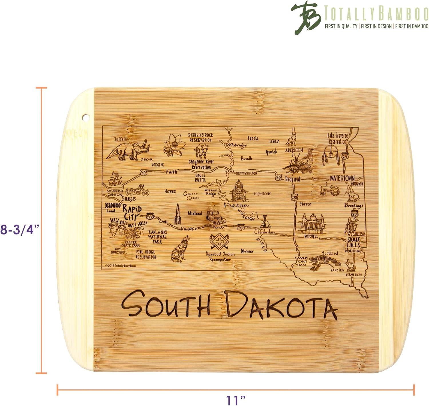 imageTotally Bamboo A Slice of Life North Carolina State Serving and Cutting Board 11 x 875South Dakota
