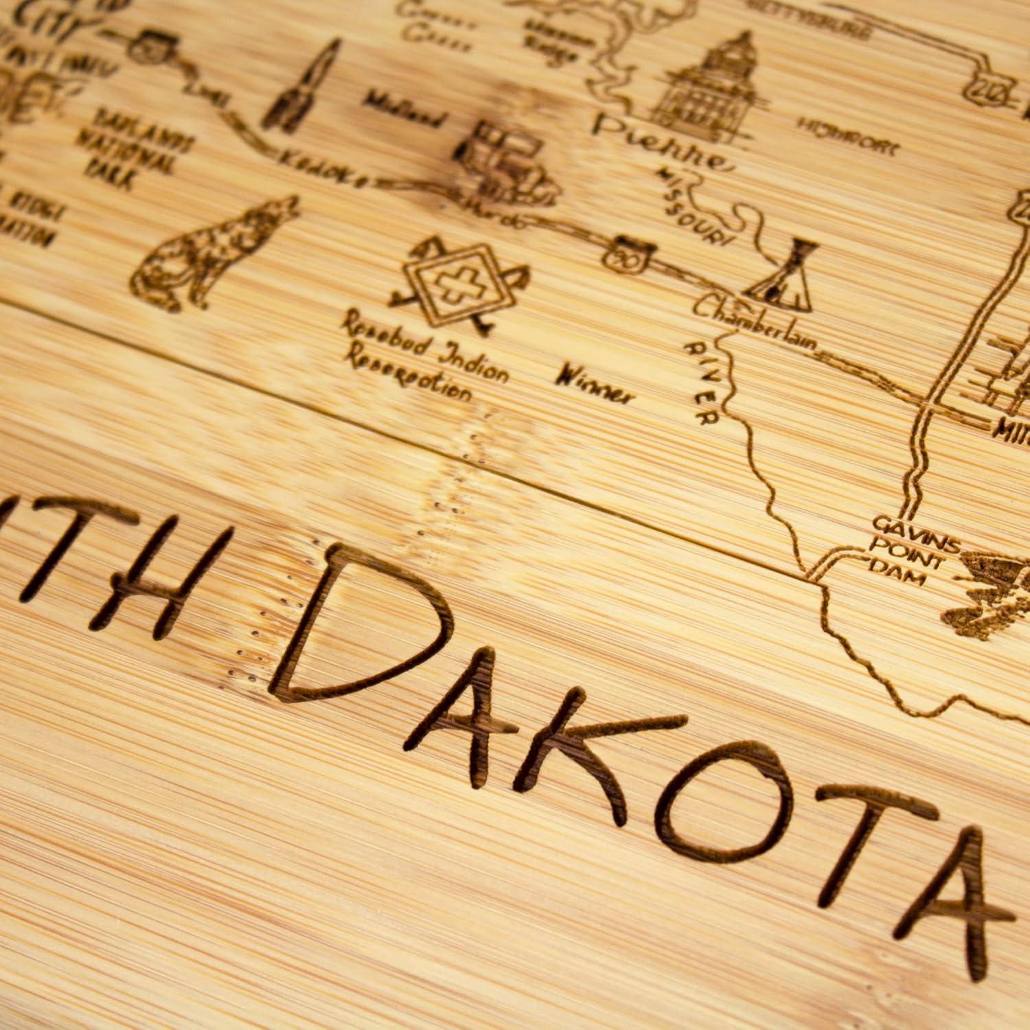 imageTotally Bamboo A Slice of Life North Carolina State Serving and Cutting Board 11 x 875South Dakota