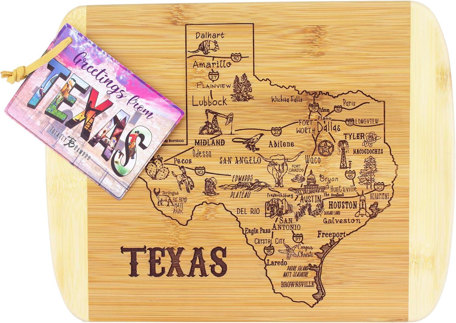imageTotally Bamboo A Slice of Life North Carolina State Serving and Cutting Board 11 x 875Texas