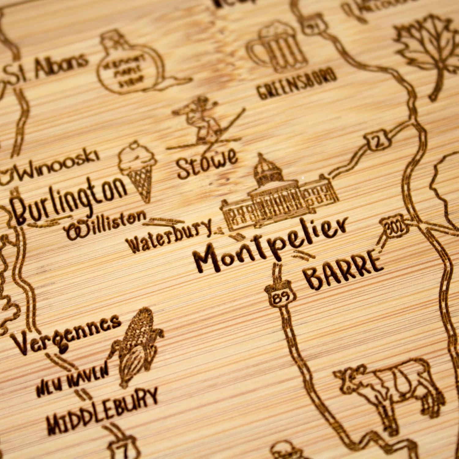 imageTotally Bamboo A Slice of Life North Carolina State Serving and Cutting Board 11 x 875Vermont