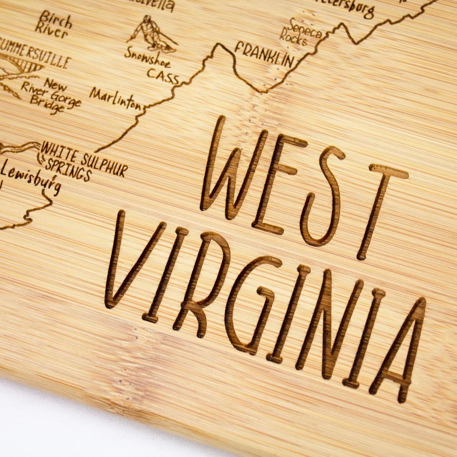 imageTotally Bamboo A Slice of Life North Carolina State Serving and Cutting Board 11 x 875West Virginia