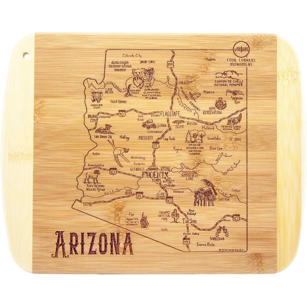imageTotally Bamboo A Slice of Life North Carolina State Serving and Cutting Board 11 x 875Arizona