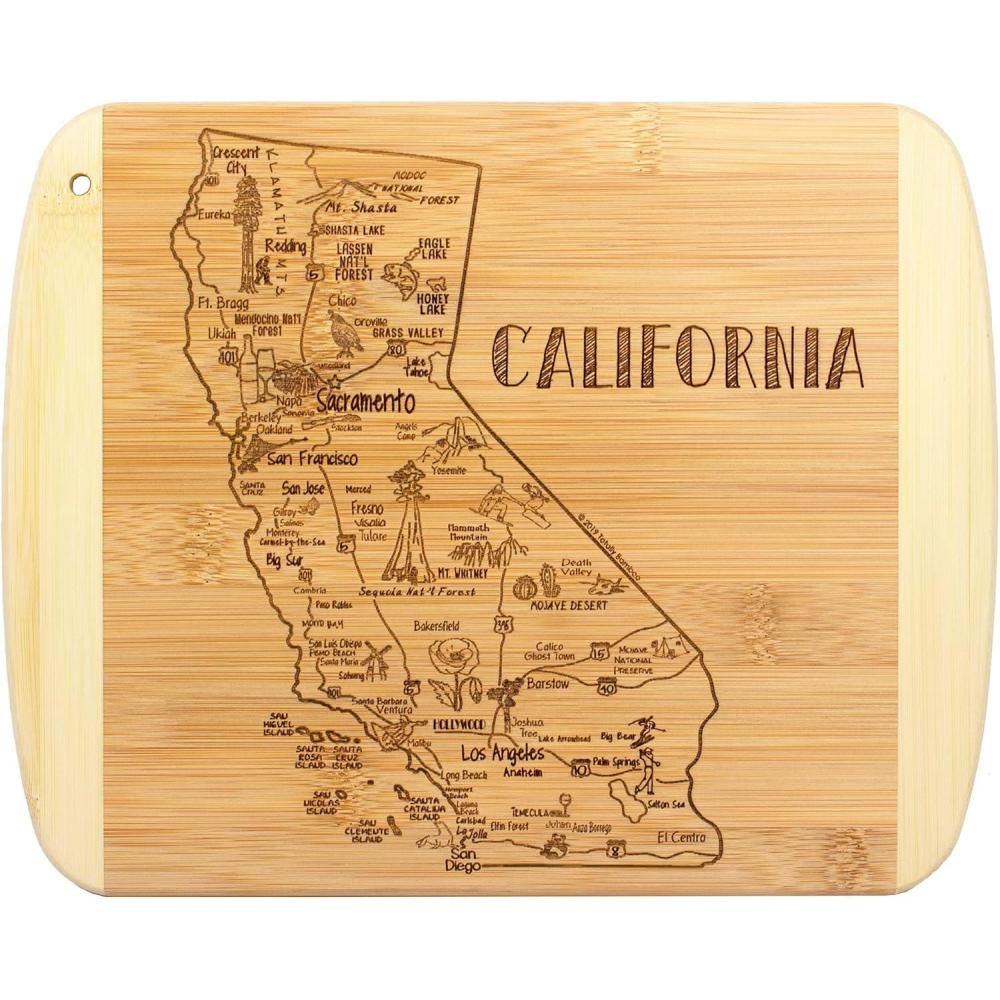 imageTotally Bamboo A Slice of Life North Carolina State Serving and Cutting Board 11 x 875California