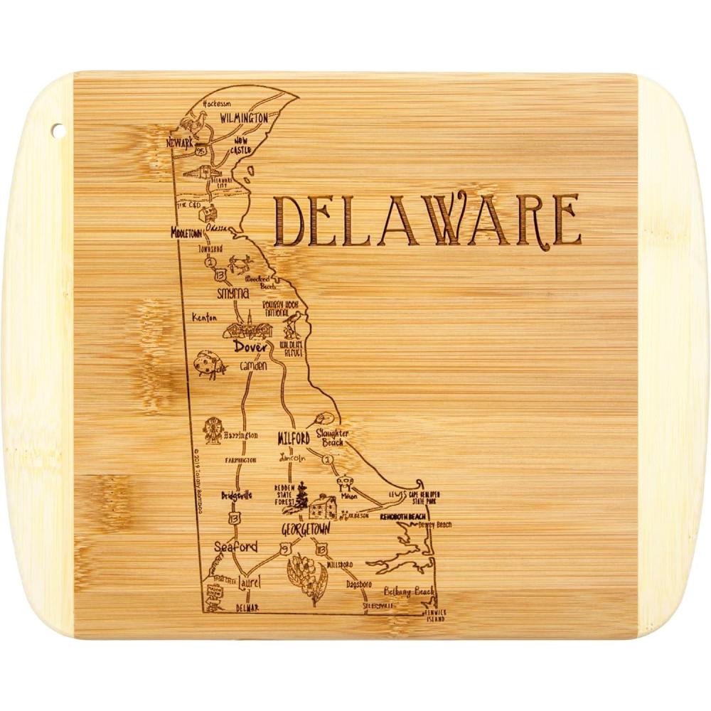 imageTotally Bamboo A Slice of Life North Carolina State Serving and Cutting Board 11 x 875Delaware