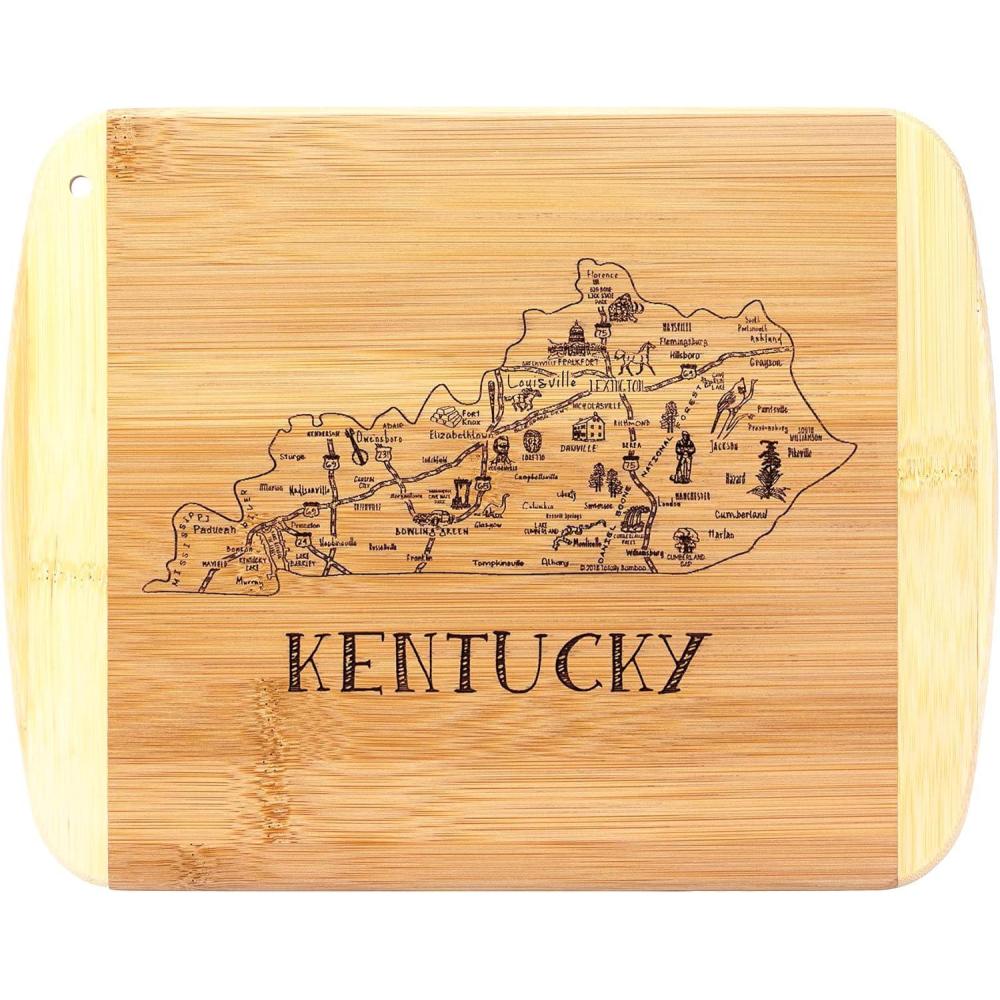 imageTotally Bamboo A Slice of Life North Carolina State Serving and Cutting Board 11 x 875Kentucky