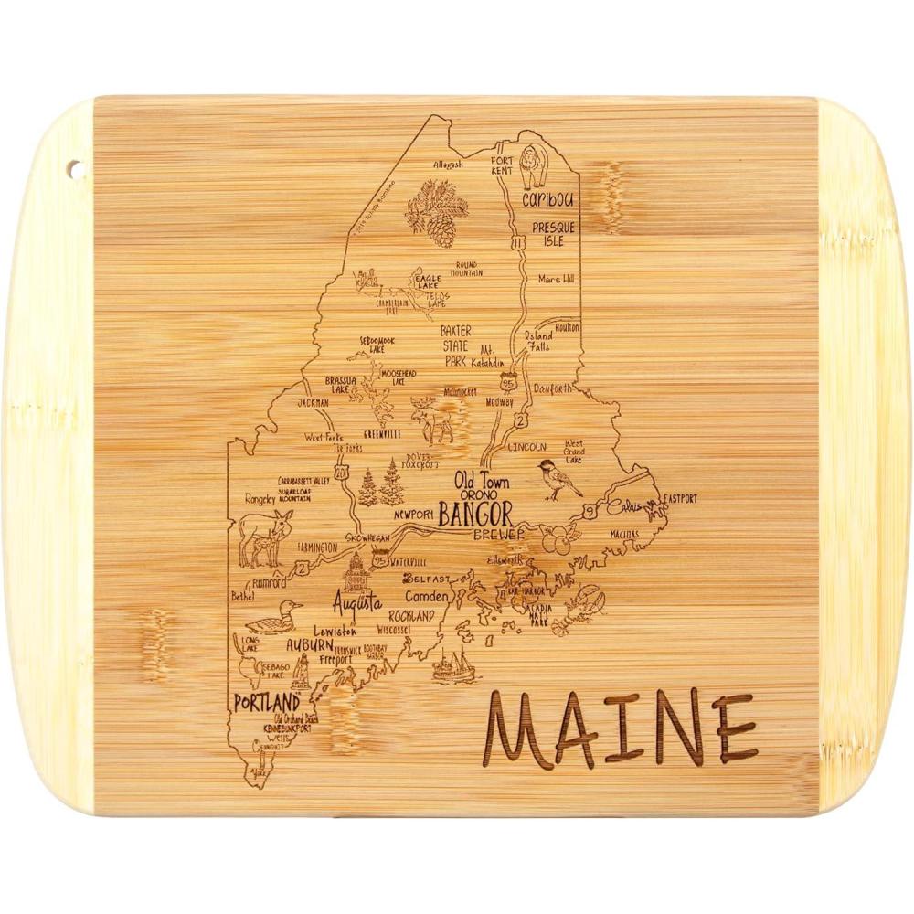 imageTotally Bamboo A Slice of Life North Carolina State Serving and Cutting Board 11 x 875Maine